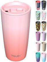 Tiluck termo 20oz con tapa de presión deslizante, ideal para beber con una mano