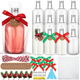 Botellas plásticas Tioncy de 16 oz para almacenamiento seguro y regalo navideño.