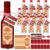 Frascos de vidrio Tioncy 250 ml en claro para controlar niveles.