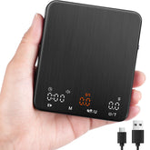 TIPRE Mini Balanza para Espresso con pantalla LED clara para lectura rápida