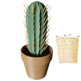 TIRADORES Cactus Portapicillos, dispensador decorativo ideal para reuniones.