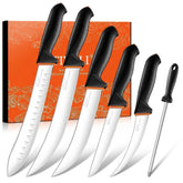 Cuchillos TIVOLI: conjunto para carne, control estable y cortes precisos.