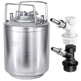 TMCRAFT mini keg acero inoxidable, cuerpo que mantiene la cerveza fresca por meses.