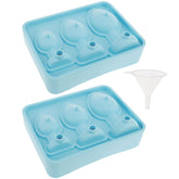 TMHCRDS molde de hielo con formas divertidas y tapa, ideal para fiestas
