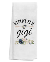Toalla de cocina TNUW floral para abuela, absorbente y suave.