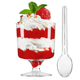 TOFLEN copas postre 5oz cristal para presentaciones elegantes