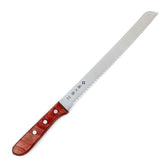 Tojiro cuchillo pan hoja de acero inoxidable, filo duradero para rebanar pan con precisión