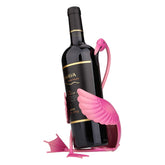 Tooarts sostén de vino flamenco de metal, práctico y decorativo para la mesa.