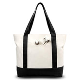 TOPDesign bolsa de lona con bolsillo exterior para organizar objetos pequeños.