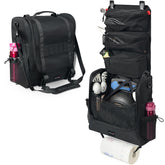 TOPJUM Camp Kitchen Organizer con compartimentos múltiples para ordenar utensilios de cocina.