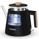 TopWit hervidor con ventana de agua para ver el nivel fácilmente.