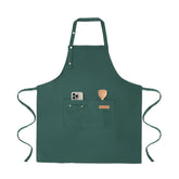 Delantal de arte Tosewever para mujer, ideal para pintar con bolsillos útiles.
