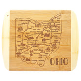 Totally Bamboo Fragmento de Vida Ohio: tabla duradera para cortar y servir