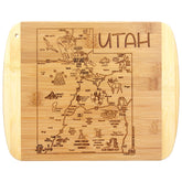 Totally Bamboo rebanada-vida-utah, tabla de corte elegante para la cocina