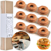 TraditionTools Bagel Board de cedro natural para hornear con precisión.