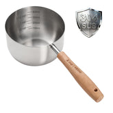 Cucharón medidor Tremendry en acero inoxidable para porciones precisas de comida.