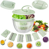 Trendy Hub ensaladera giratoria 5l para lavar y secar hojas crujientes.