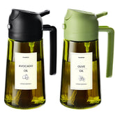 TrendPlain dispensador de aceite de oliva 16oz para rociado uniforme al cocinar