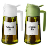 TrendPlain Dispensador de aceite de oliva 2 en 1 para verter o rociar con precisión