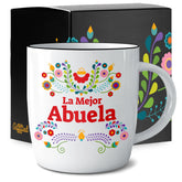 Taza Triple Gifffted para Abuela en caja regalo, lista para sorprender.