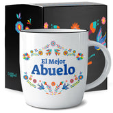 Taza Triple Gifffted con caja regalo, ideal para sorprender a Abuelo en Navidad.