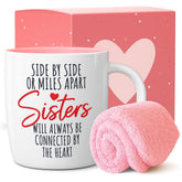 Taza Triple Gifffted para hermana ideal, regalo perfecto para la mañana