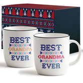 Triple Gifffted tazas de café para abuelos, regalo ideal de nietos para diario