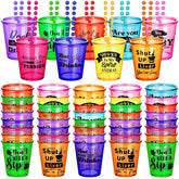 Collar de vaso de chupito Trnayi en 9 colores para fiestas.