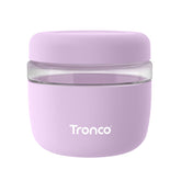 Tronco contenedor vidrio 24oz con tapa hermética para almacenar alimentos sin fugas