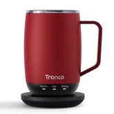 Taza Tronco 14 oz con control de temperatura y agarre cómodo.