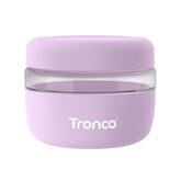 Tronco tazón vidrio almacenamiento hermético para ensaladas frescas