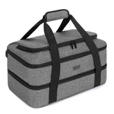 Trunab portacazuela aislada frontal, ideal para llevar comidas caliente o fría durante un picnic.