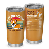 TSIMPLE vaso termico Corgi 20oz con tapa, ideal para llevar bebidas en la calle