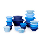 Tupperware Heritage: recipientes apilables para conservar alimentos con tapa icónica.