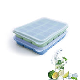 Tvmania bandejas de hielo con tapa, liberación fácil para cubos perfectos.