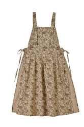 TXLFRO delantal de cocina floral, algodón impermeable, con bolsillo práctico