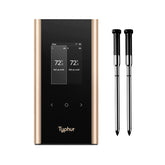 Typhur Sync Gold: termómetro de carne en uso para control preciso.