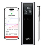 Typhur Sync One, estación base con pantalla LCD para lectura clara de temperatura.
