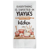Toallas Tzhim Yiayia para cocina 16x24, absorbentes y decorativas.