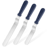 U-Taste espátula offset de 6 pulgadas para alisar tartas con precisión.