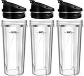 UBYNID Ninja vaso 16oz con tapas, ideal para llevar sin derrames