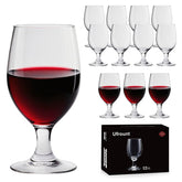 Vaso Ufrount de vino 13oz, conjunto de 12, perfecto para cenas y celebraciones.