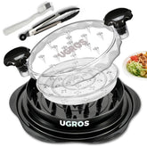 UGROS deshilachador pollo grande con mango ergonómico para deshilachar carnes fácilmente