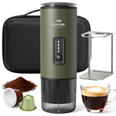 Uiifuidy espresso portatil con diseño compacto para viajes y uso diario.