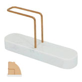 UISWAM portafiltros con base de mármol para filtros cono #01 y #02, encimera estable.