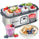 Ultimate preparador de yogur probiótico con control de temperatura para cultivo casero.