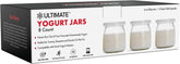 Ultimate Tarros para yogur: conjunto de 8 tarros de 6 oz para yogur y meriendas.