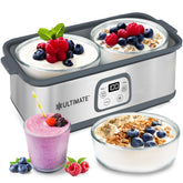 Yogurtera Ultimate, contenedores de vidrio, ideal para yogur cremoso casero.