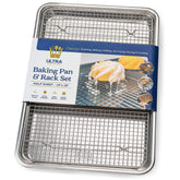 Ultra Cuisine bandeja de aluminio 33x46 cm para hornear con resultados uniformes