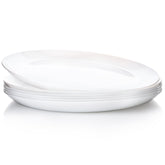UMEIED platos-cena-blancos-10-pulgadas-set6, ideales para comidas familiares.